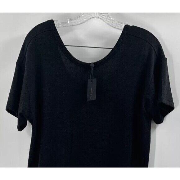 Rag & Bone Nwt Classic‎ Black Mini Dress Sm Open Back Minimal Short Sleeve $195 - Picture 2 of 10